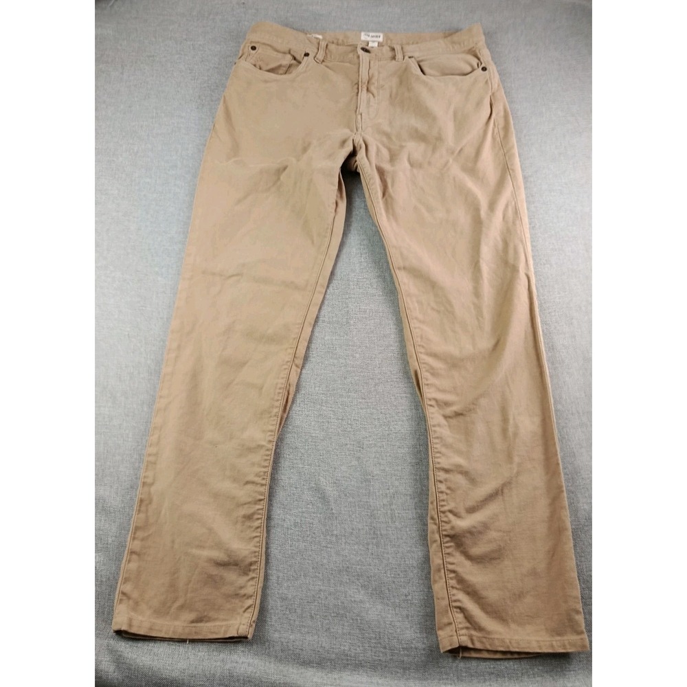 Todd Snyder Pants Mens 33X32 Beige Chino Slim FIt 5 Pocket Italian Moleskin